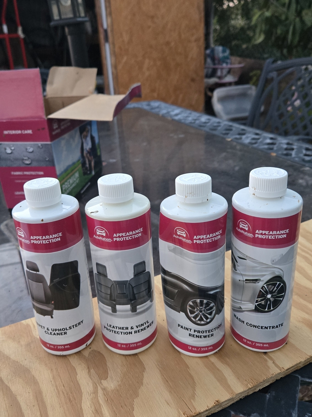 Appearance Protection Car Care Kit - Pink/White Bottles